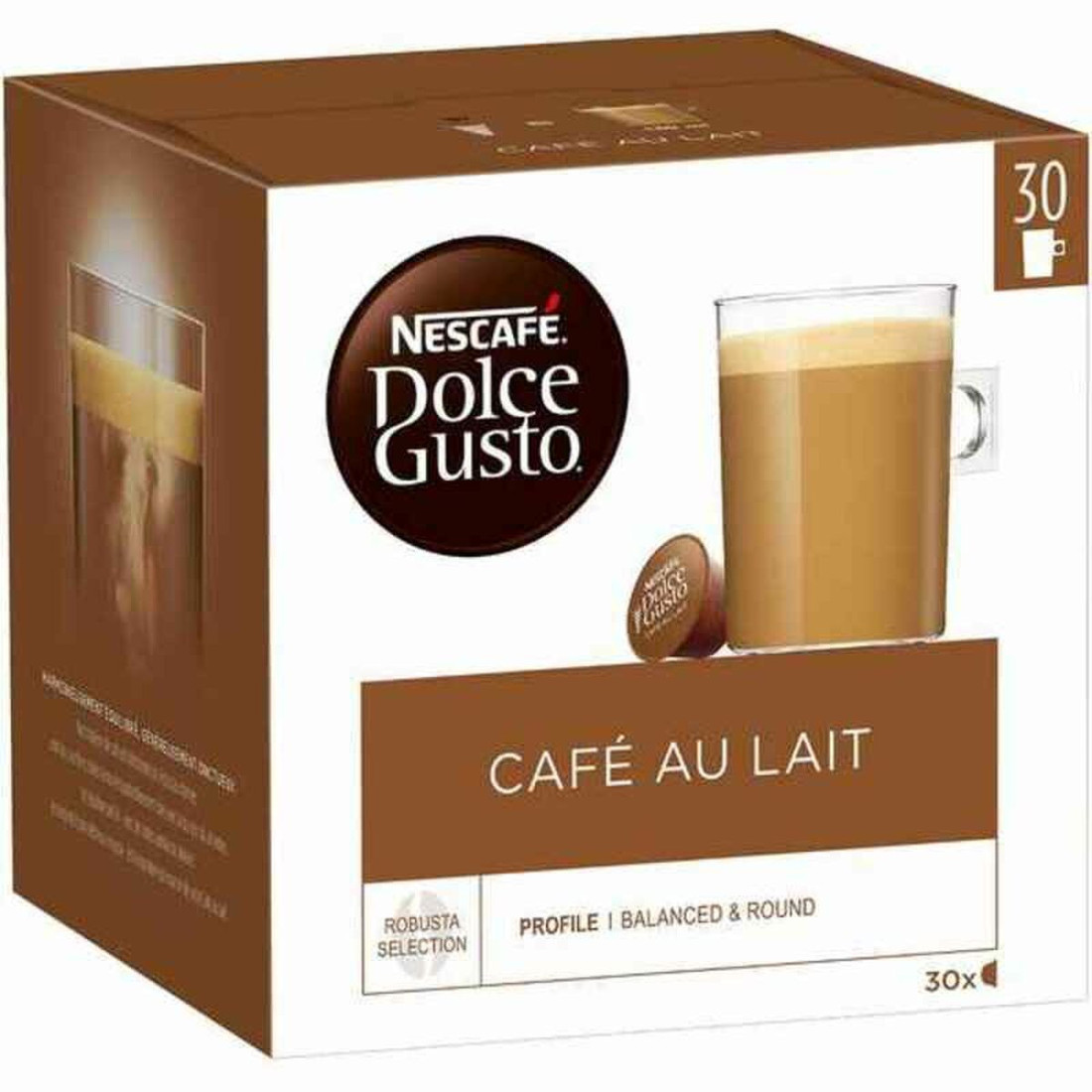 Kavos kapsulės Nescafé Dolce Gusto Cafe Au Lait 1 vnt. 30 vnt.