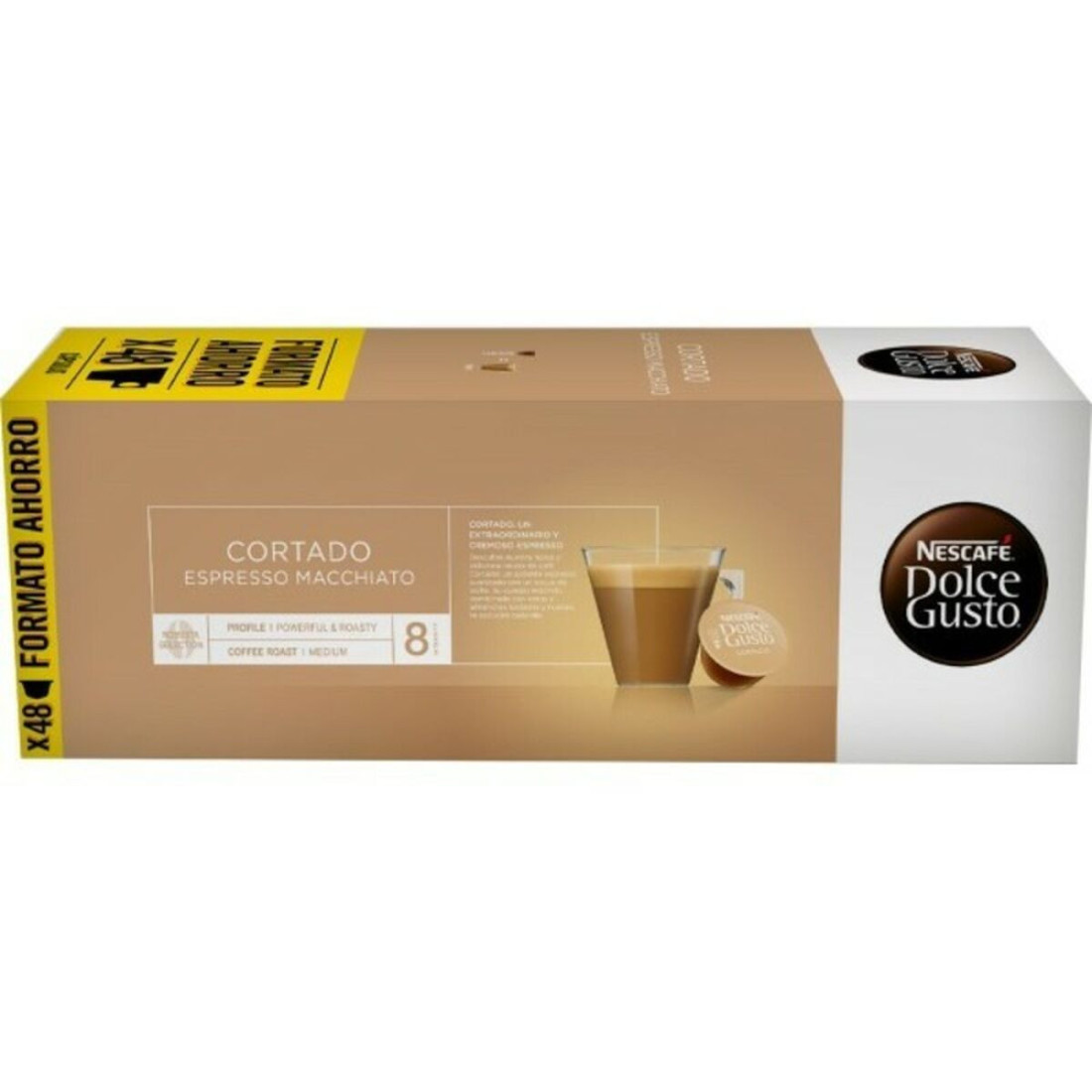 Kavos kapsulės su dėklu Nescafé Dolce Gusto Espresso Macchiato 1 vnt.