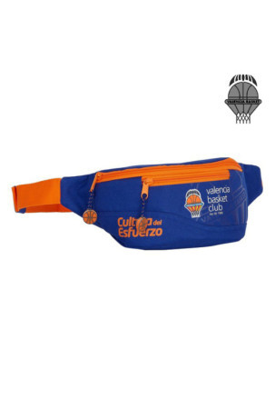 Diržo kišenė Valencia Basket Mėlyna Oranžinė (23 x 12 x 9 cm)