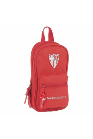 Kuprinė su pieštuko dėklu Sevilla Fútbol Club M747 Raudona 12 x 23 x 5 cm (33 Dalys)