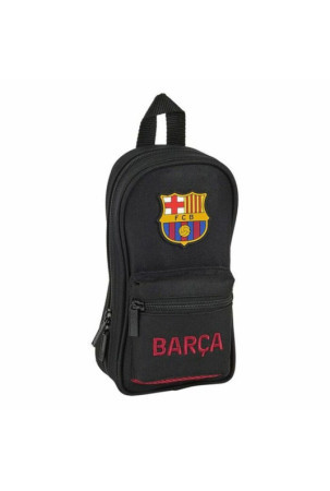 Kuprinė su pieštuko dėklu F.C. Barcelona Juoda 12 x 23 x 5 cm (33 Dalys)