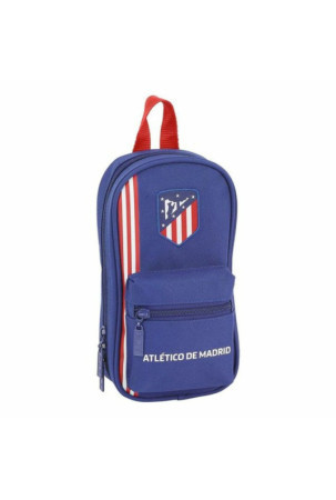 Kuprinė su pieštuko dėklu Atlético Madrid In blue Tamsiai mėlyna 12 x 23 x 5 cm