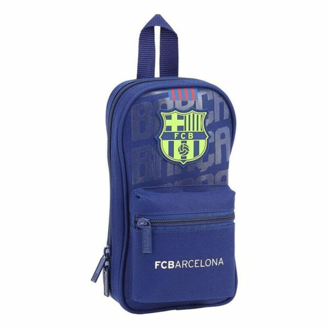 Kuprinė su pieštuko dėklu F.C. Barcelona 600D POLYESTER Mėlyna 12 x 23 x 5 cm