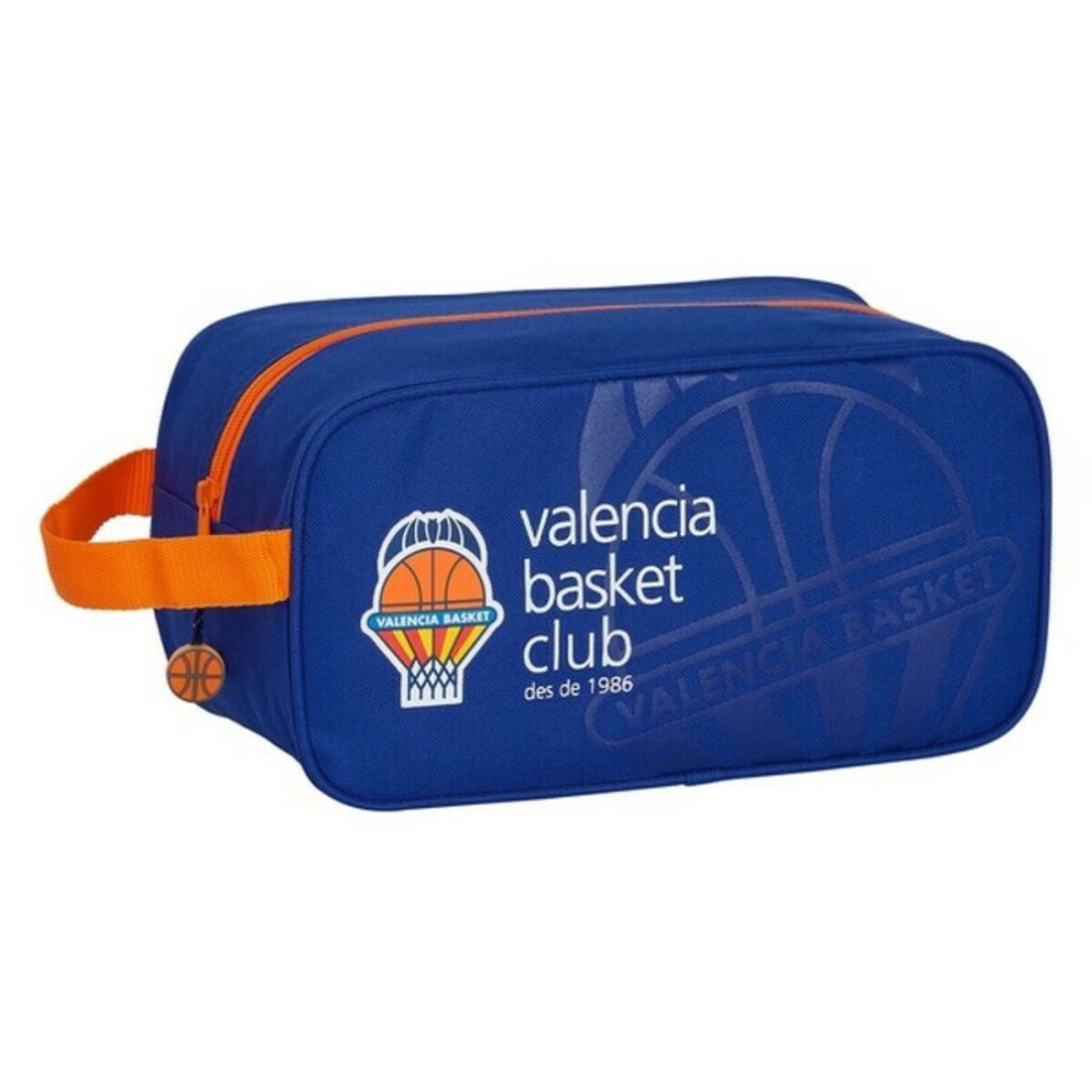 Kelioninis šlepečių laikiklis Valencia Basket Mėlyna Oranžinė (29 x 15 x 14 cm)