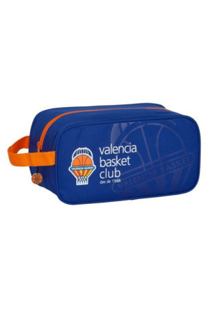 Kelioninis šlepečių laikiklis Valencia Basket Mėlyna Oranžinė (29 x 15 x 14 cm)