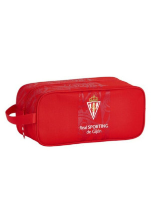 Kelioninis šlepečių laikiklis Real Sporting de Gijón Raudona 34 x 15 x 14 cm