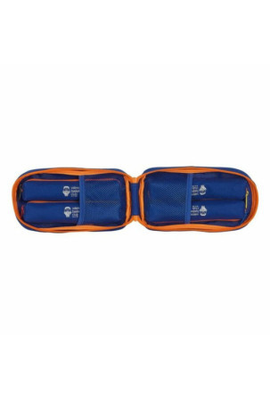 Kuprinė su pieštuko dėklu Valencia Basket M847 Mėlyna Oranžinė 12 x 23 x 5 cm