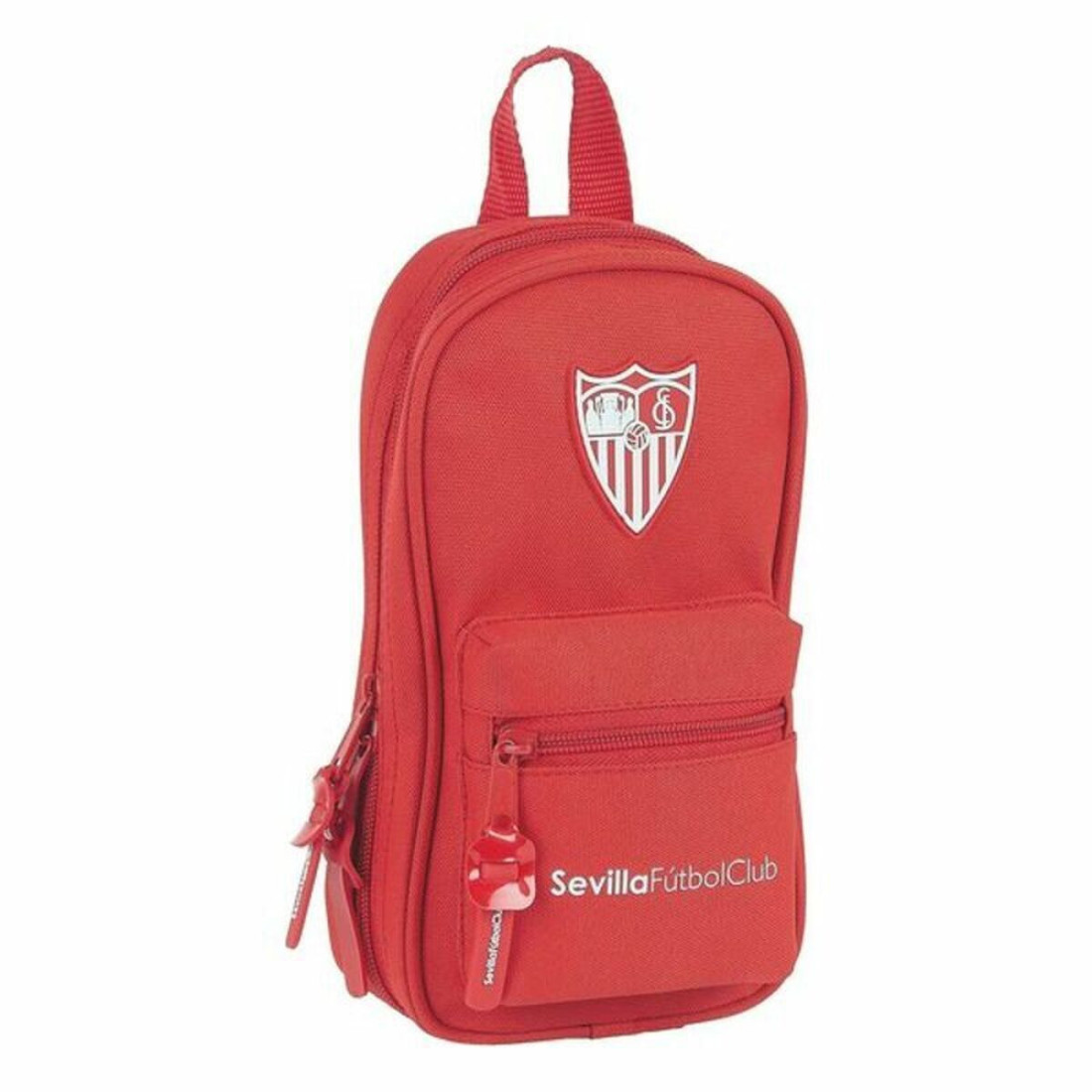 Kuprinė su pieštuko dėklu Sevilla Fútbol Club M847 Raudona 12 x 23 x 5 cm