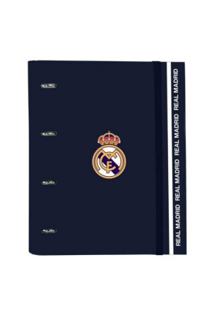 Žiedinis segtuvas Real Madrid C.F. 512034666 Tamsiai mėlyna (27 x 32 x 3.5 cm)