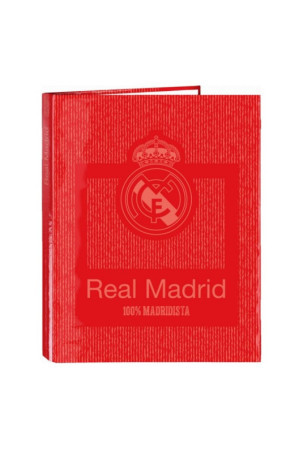 Žiedinis segtuvas Real Madrid C.F. A4 (26.5 x 33 x 4 cm)