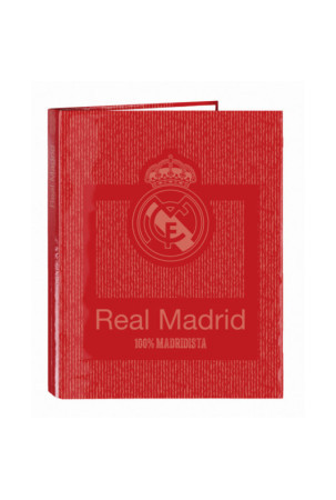 Žiedinis segtuvas Real Madrid C.F. A4 (26.5 x 33 x 4 cm)