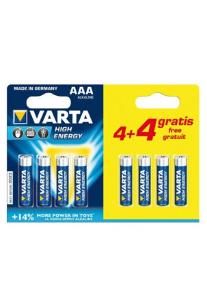 Šarminė baterija Varta CD4BKKD13-P AAA 1,5V High Energy (8 pcs)