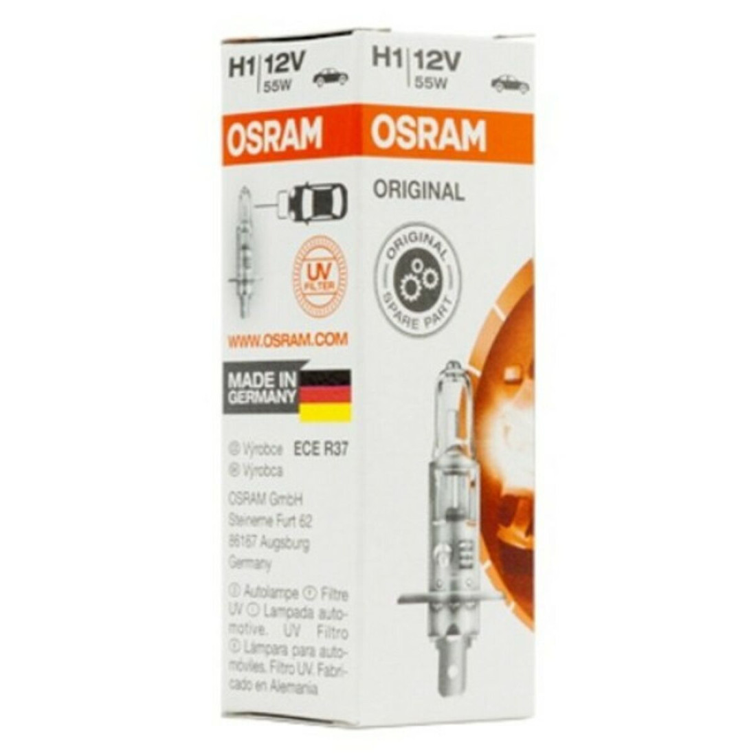 Automobilio lemputė Osram 64150.TP H1 12V 55W 3200K