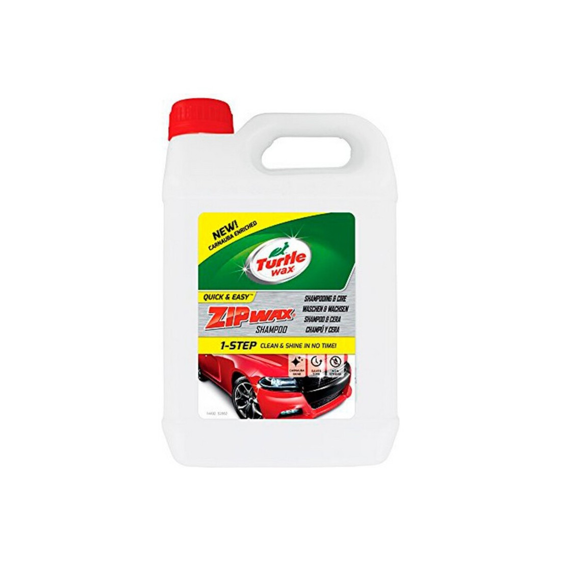 Automobilių šampūnas Turtle Wax Zip Wax Vaškas (2,5 l)