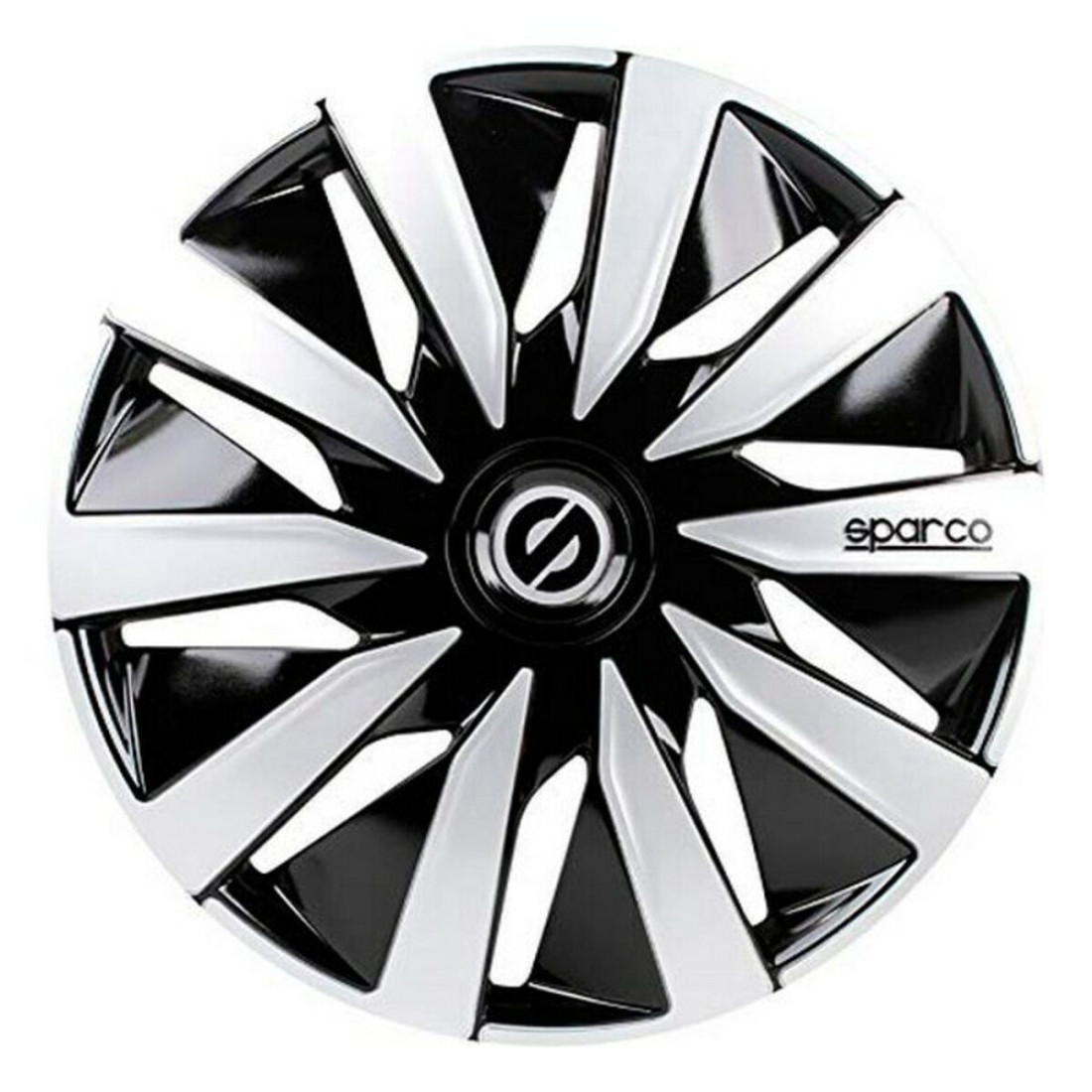 Pakabos Sparco Lazio Juoda Sidabras 14" (4 uds)