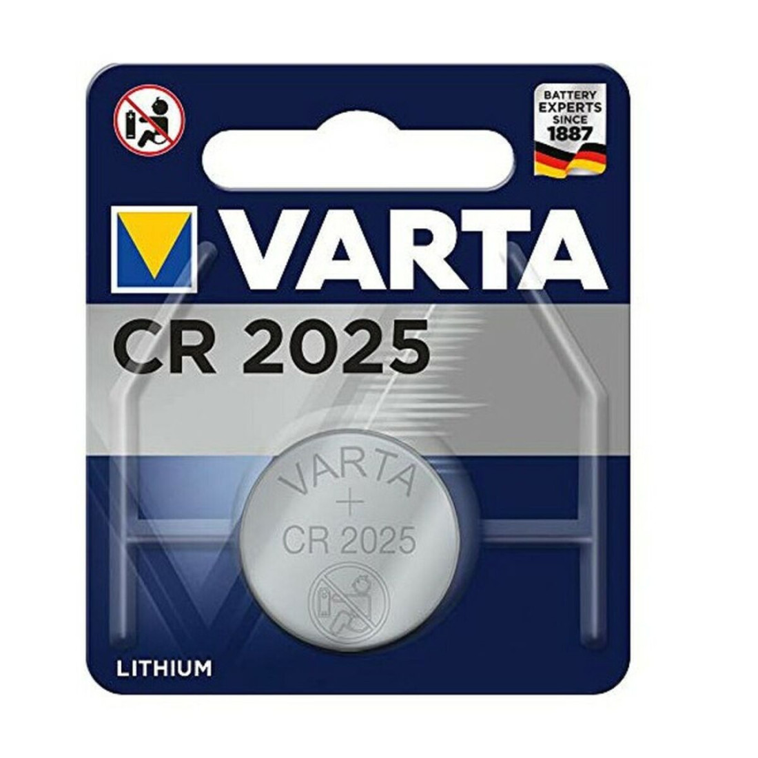 Ličio diskinė baterija Varta CR 2025 3V