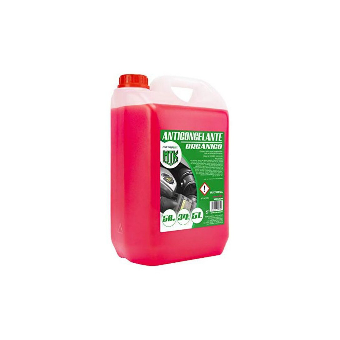 Antifrizas Motorkit 50% Rožinė (5 L)