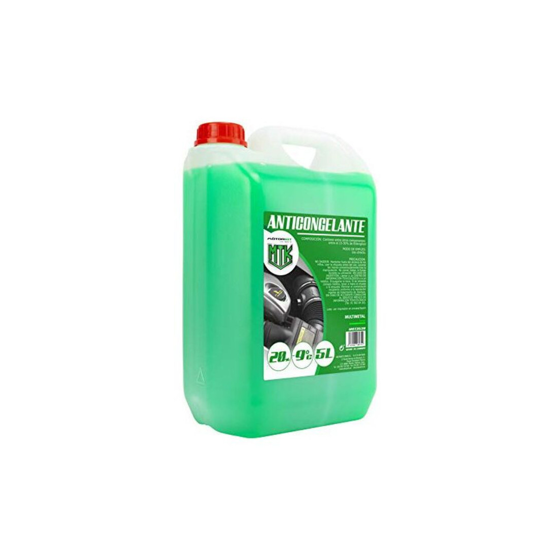 Antifrizas Motorkit -9º 20% Žalia (5 L)