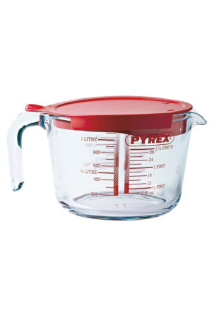 Matavimo ąsotis Pyrex Classic Skaidrus stiklas (1L)