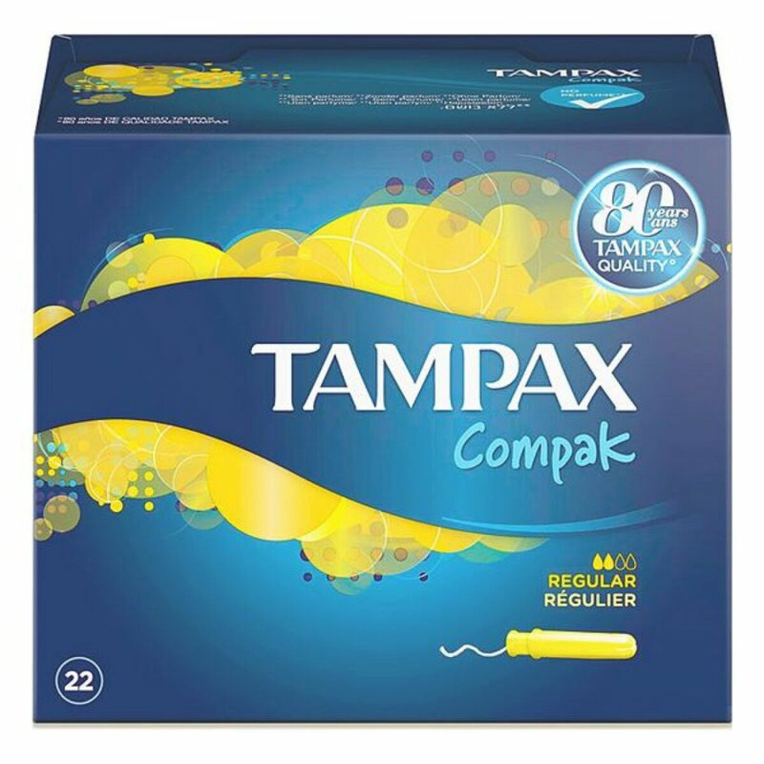 Įprasti tamponai COMPAK Tampax 178799.6 (22 uds)