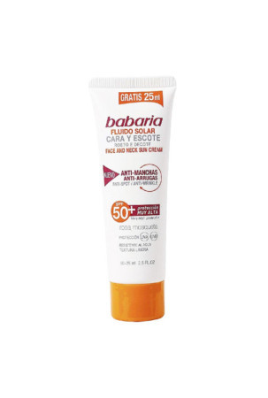 Kremas nuo saulės veidui SOLAR ADN SENSITIVE Babaria Spf 50 (75 ml) (Abiejų lyčių) (75 ml)