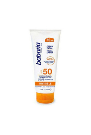 Kremas nuo saulės veidui SOLAR ADN INVISIBLE Babaria Solar Adn Invisible Spf 50 (75 ml) 75 ml Spf 50