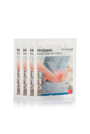 Klijuojami kūno šilumos pleistrai Hotpads InnovaGoods (4 Vnt.)