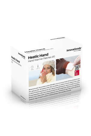 Rankas šildantys pleistrai Heatic Hand InnovaGoods 10 vnt.