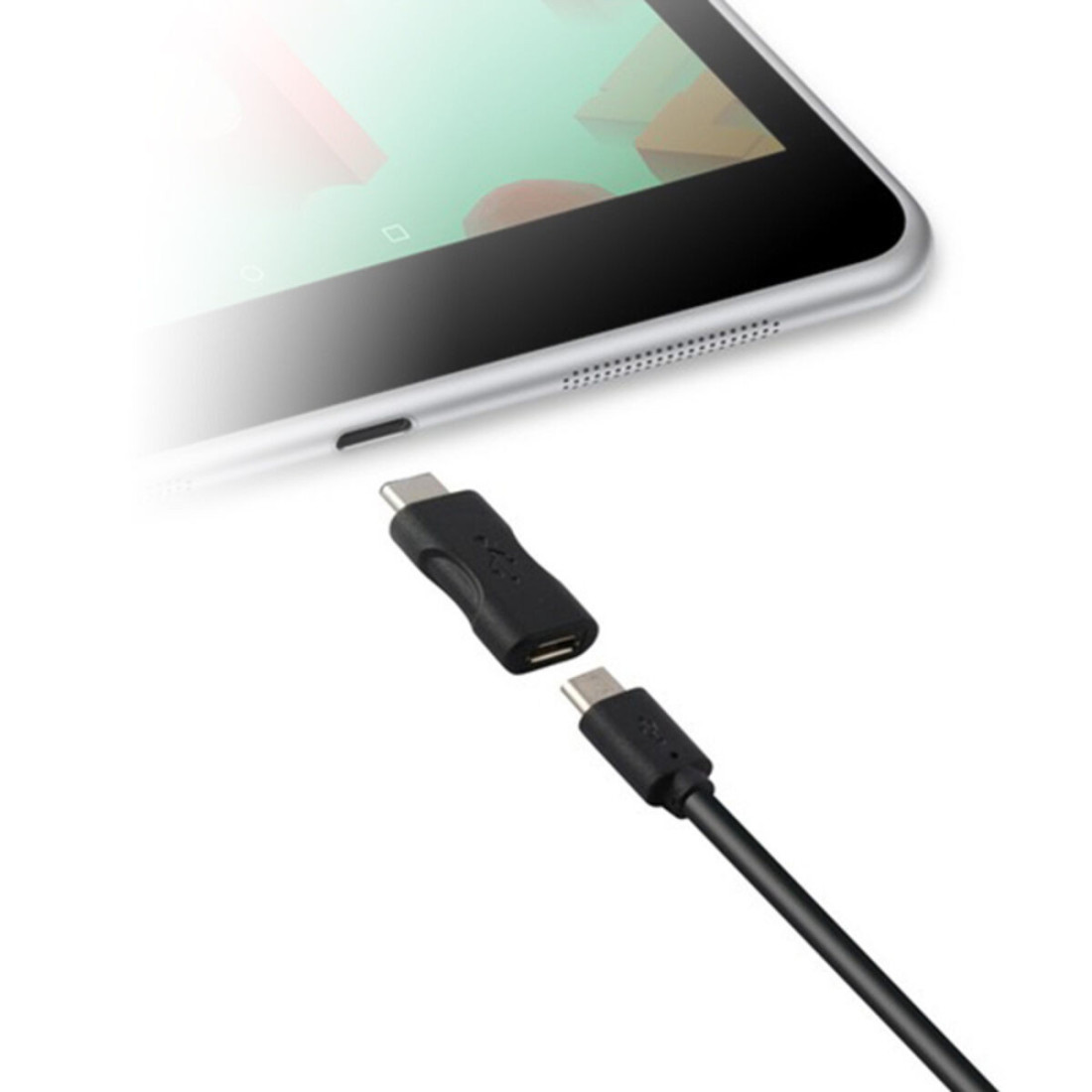 USB 2.0 – USB-C 3.1 adapteris KSIX Juoda