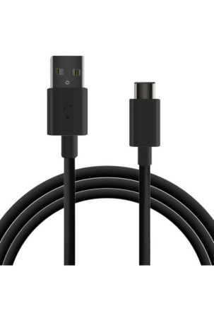 Kabelis USB-C į USB KSIX 1 m Juoda