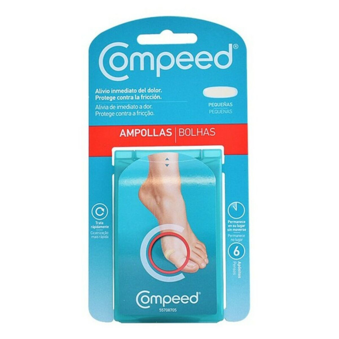 Nuo nuospaudų ant kojų Compeed (6 uds)