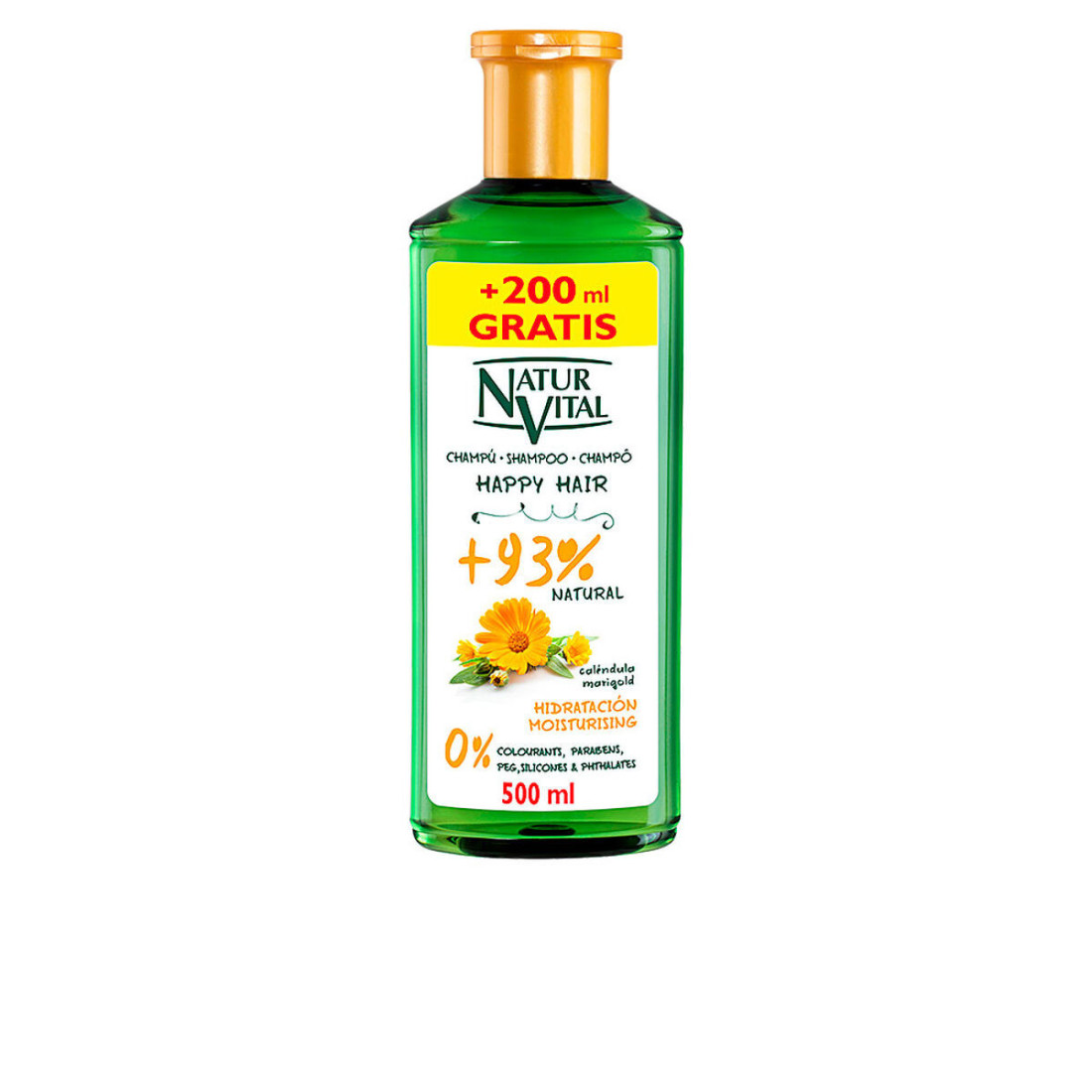 Maitinamasis Šampūnas Happy Hair Naturaleza y Vida 1101-61112 (500 ml) 400 ml