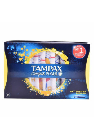 Tamponų pakuotė Pearl Regular Tampax Tampax Pearl Compak (36 uds) 36 Vienetai