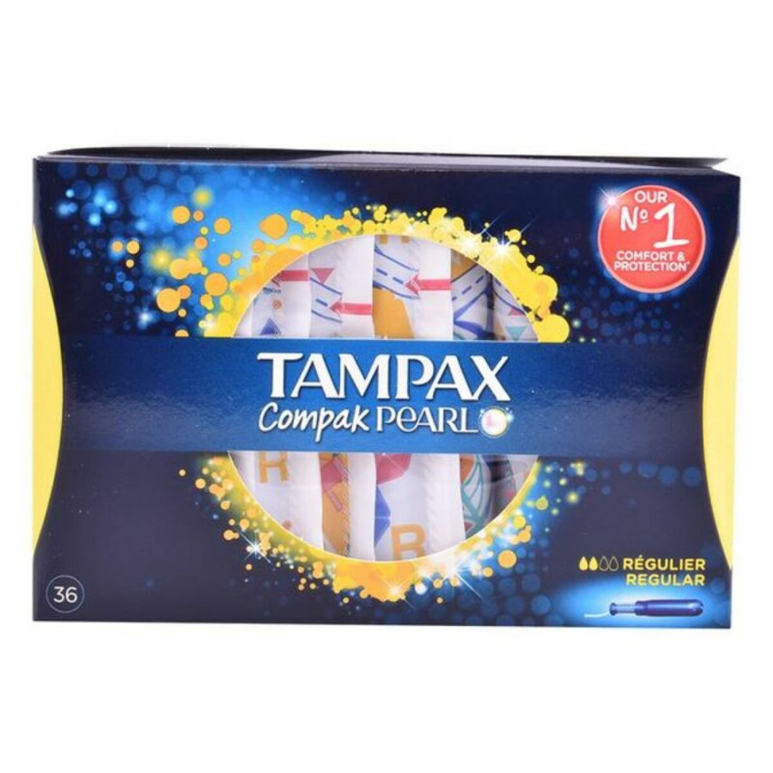 Tamponų pakuotė Pearl Regular Tampax Tampax Pearl Compak (36 uds) 36 Vienetai