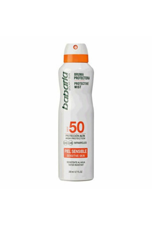 Purškiklis nuo saulės Babaria Spf 50 (200 ml) Jautri oda 50 (200 ml)