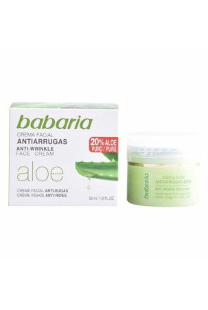 Kremas nuo raukšlių Aloe Vera Babaria Aloe Vera (50 ml) 50 ml