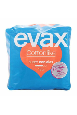 Super įklotai su sparneliais Cotton Like Evax (12 uds)