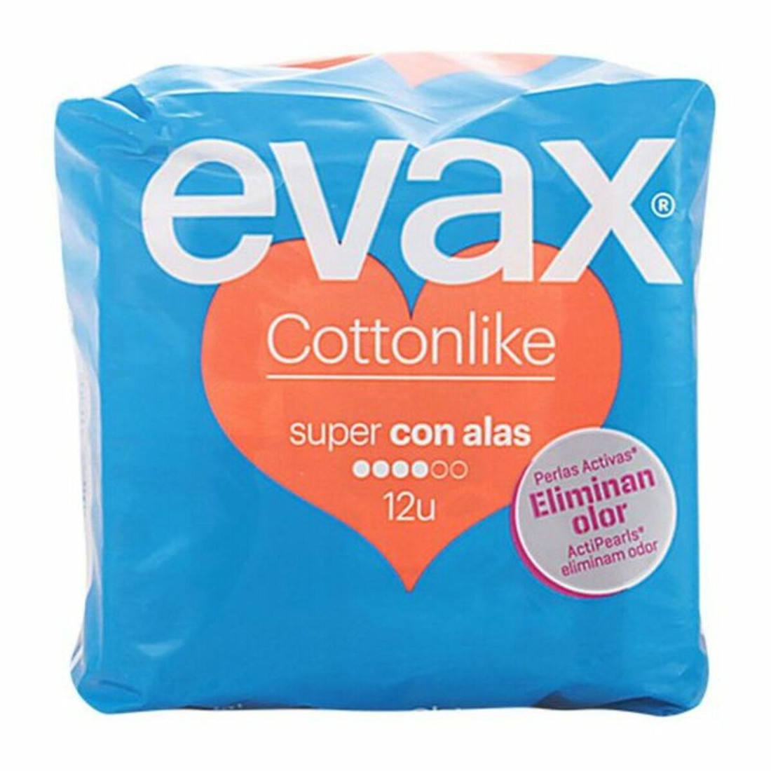 Super įklotai su sparneliais Cotton Like Evax (12 uds)