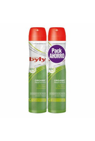 Purškiamas dezodorantas Organic Extra Fresh Byly (2 uds)