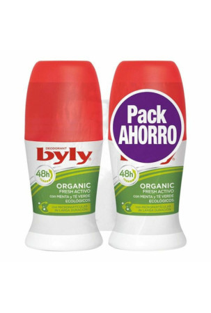 Rutulinis doedorantas Organic Extra Fresh Activo Byly (2 uds)