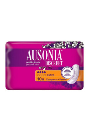 Įklotai nuo pratekėjimo Extra Ausonia Discreet (10 uds)