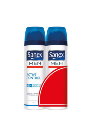 Purškiamas dezodorantas Men Active Control Sanex Men Active Control H (2 pcs) 200 ml