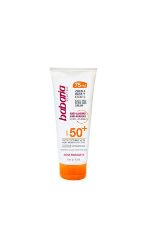 Saulės kremas nuo rudų dėmių Cara & Escote Babaria 8410412029889 SPF 50+ (75 ml) SPF 50+ 75 ml