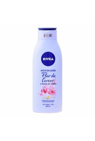 Jojobos aliejus ir vyšnių žiedų aliejaus losjonas Nivea Aceite En Locion (400 ml) 400 ml