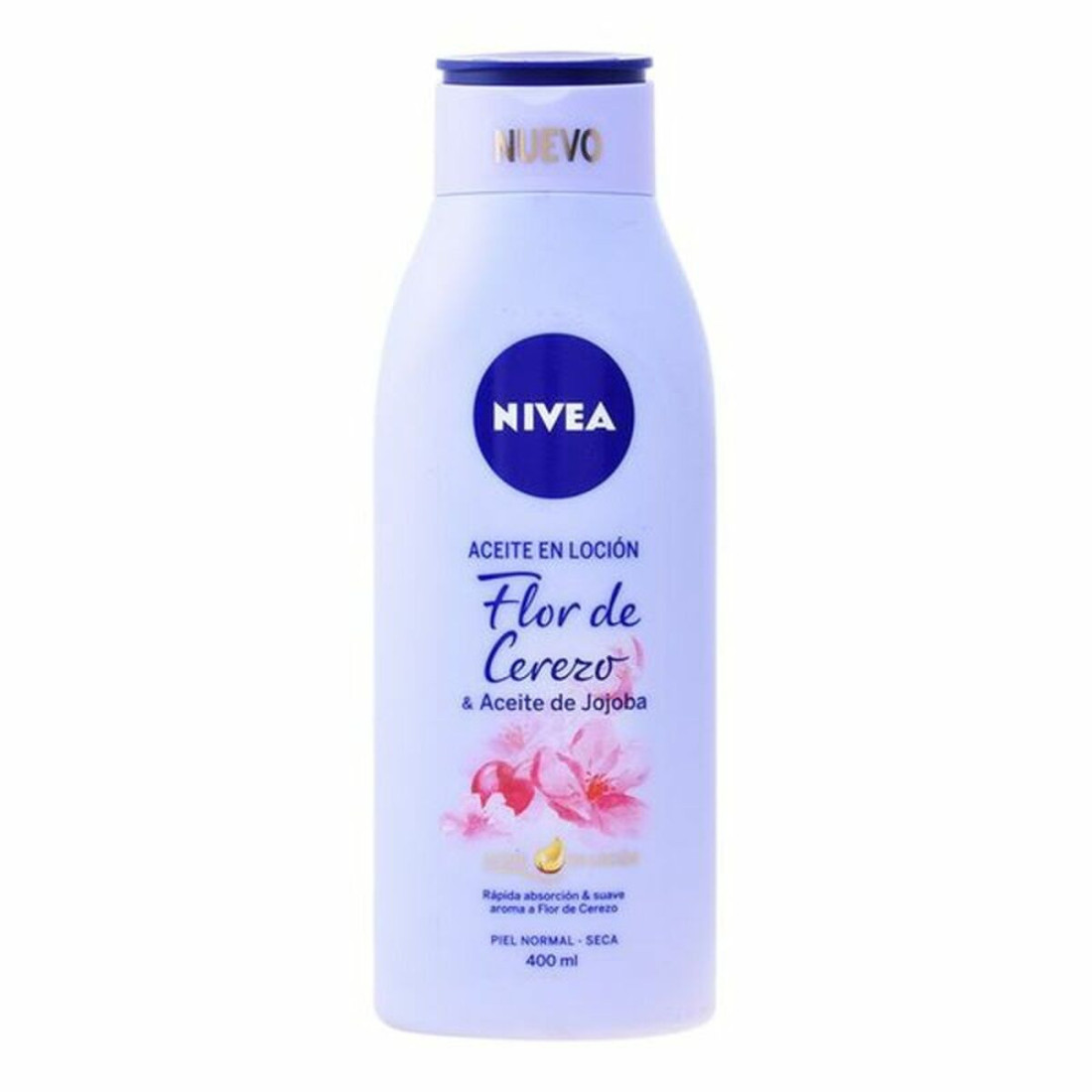 Jojobos aliejus ir vyšnių žiedų aliejaus losjonas Nivea Aceite En Locion (400 ml) 400 ml