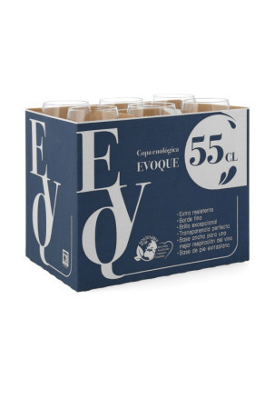 Vyno taurė Evoque Skaidrus 550 ml (6 vnt.)