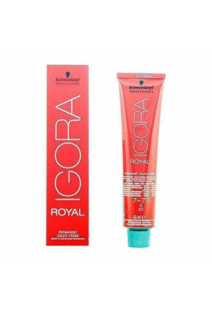 Ilgalaikiai dažai Igora Royal Schwarzkopf 609787 7-77 Nº 7-77 Nº 9.0-rubio muy claro Nº 8.0-rubio claro 60 ml