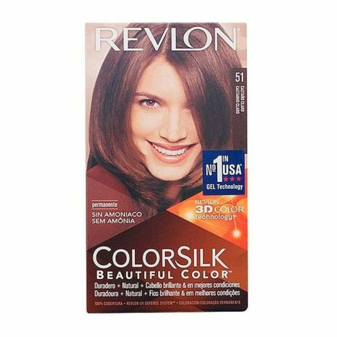 Dažai be amoniako Colorsilk Revlon CLK00008 (1 vnt.)