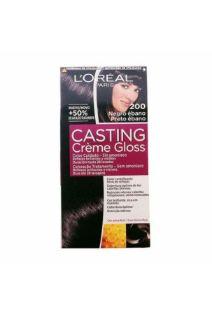 Dažai be amoniako Casting Creme Gloss L'Oreal Make Up Casting Creme Gloss Juodmedžio juoda 180 ml