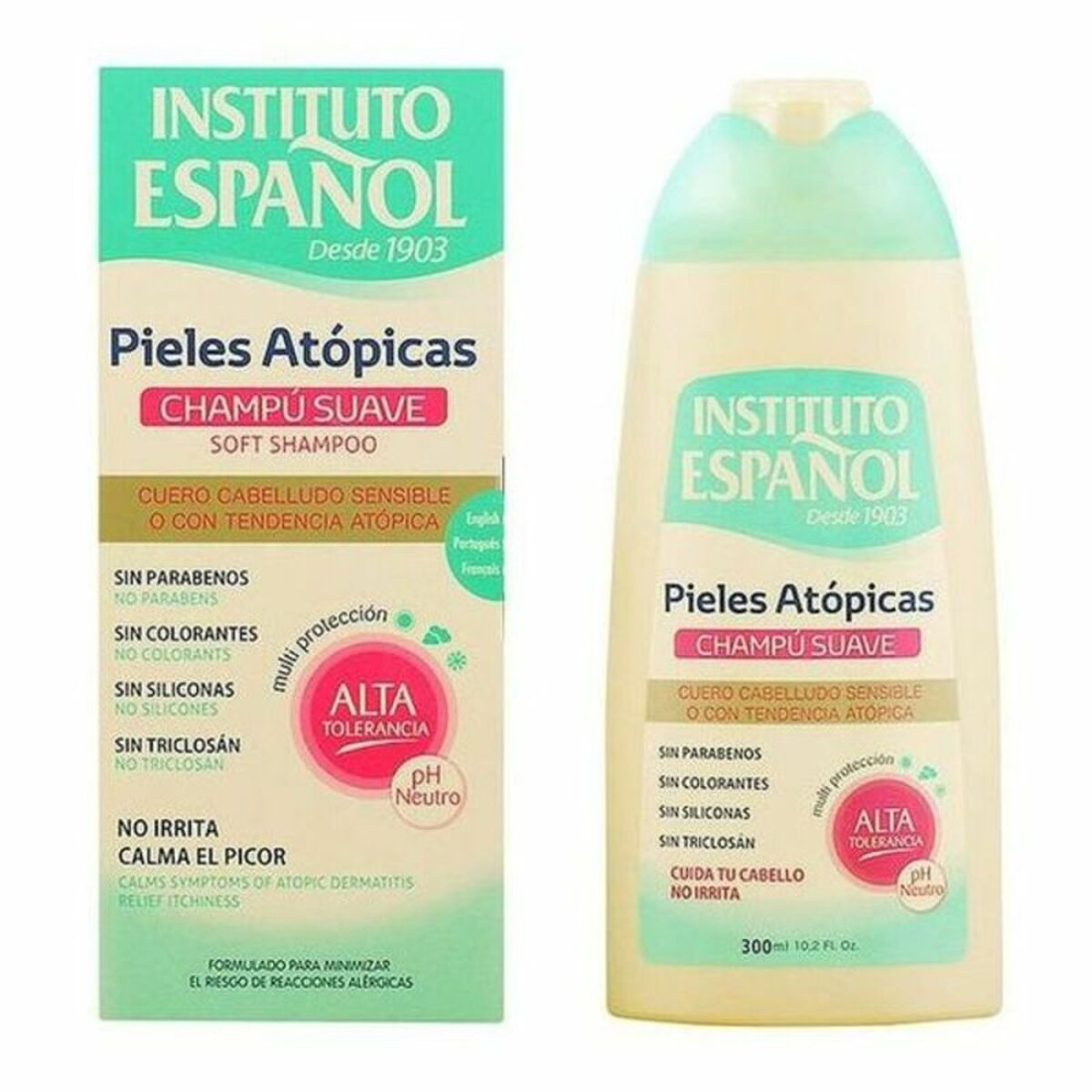 Minkštas šampūnas Instituto Español Piel Atópica 300 ml